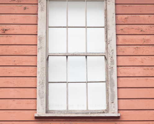 Old, inefficient window that needs to be replaced