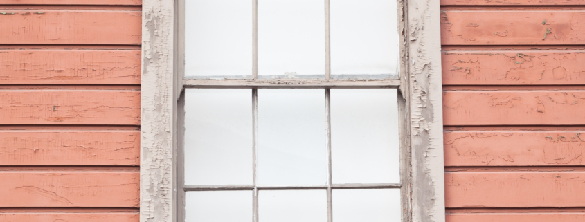 Old, inefficient window that needs to be replaced