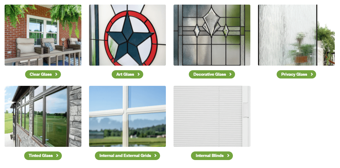 ProVia Glass Options