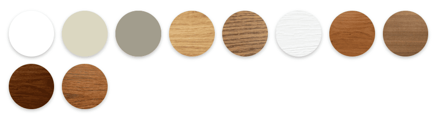 ProVia Interior Vinyl and Laminate Colors